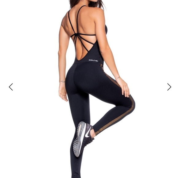 Black Sport jumpsuit. - Picture 3 of 5